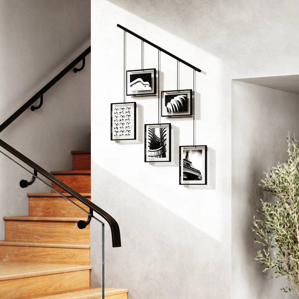 Exhibit Photo Display, Set of 5 - Black - Image 12
