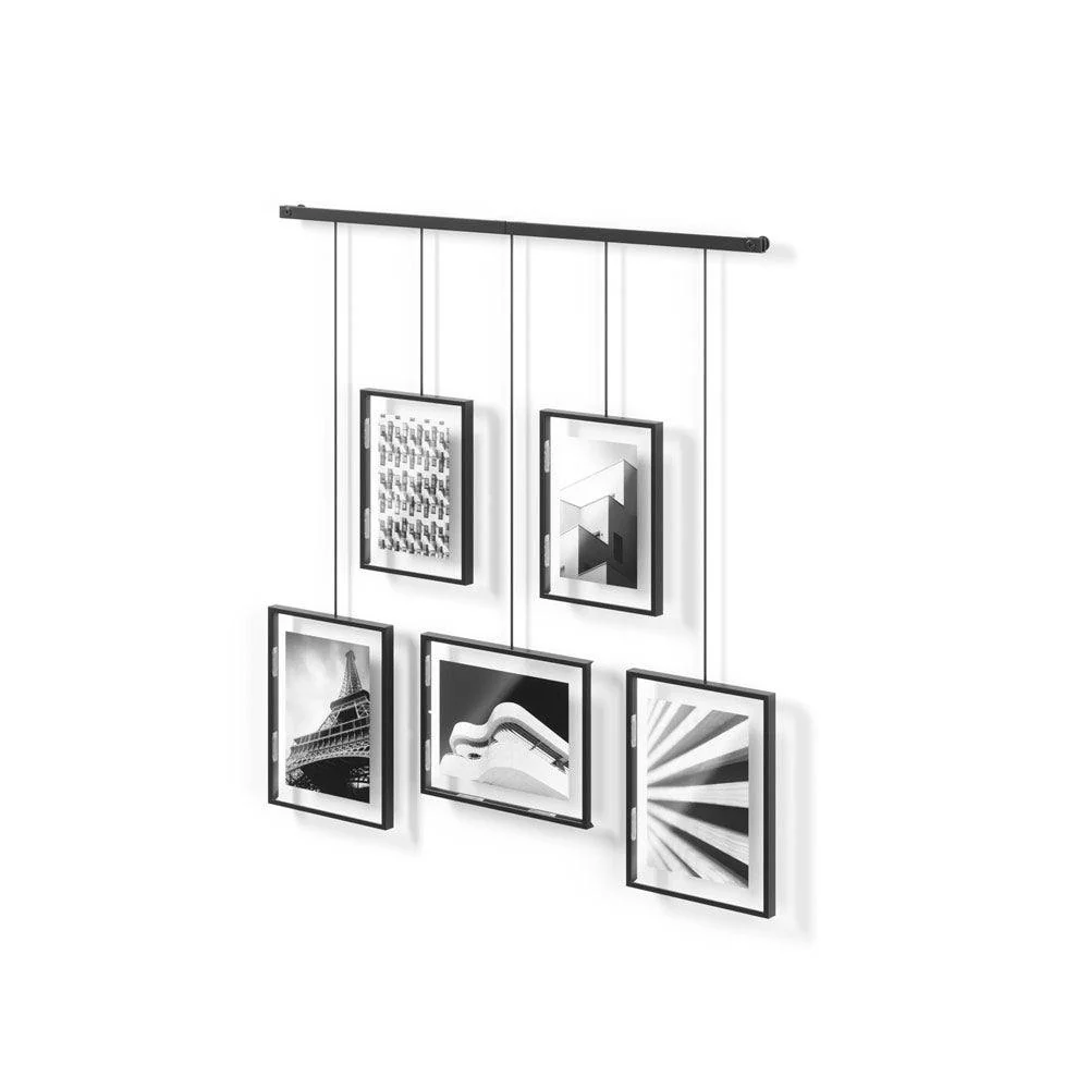 Exhibit Photo Display, Set of 5 - Black - Image 2