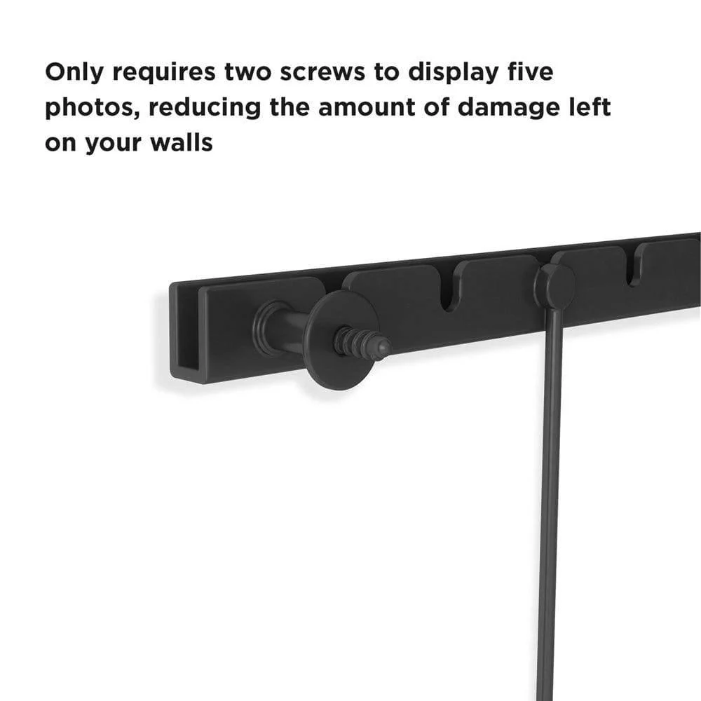 Exhibit Photo Display, Set of 5 - Black - Image 7