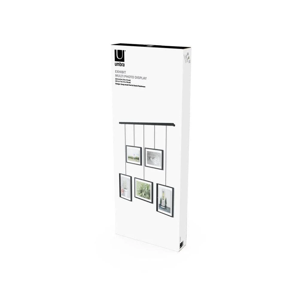 Exhibit Photo Display, Set of 5 - Black - Image 9