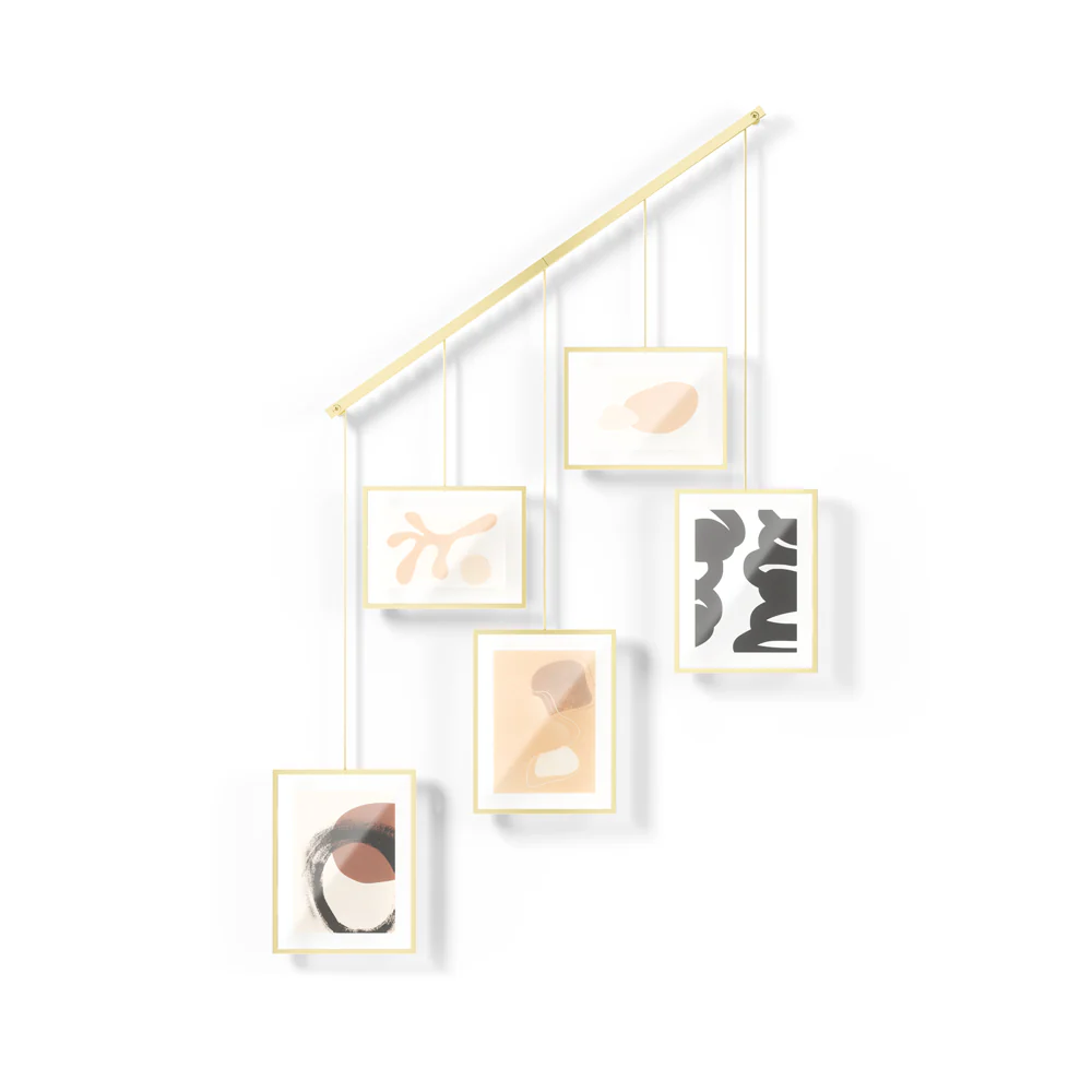 Exhibit Photo Display, Set of 5 - Brass - Image 3