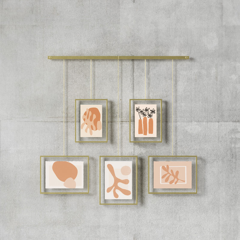 Exhibit Photo Display, Set of 5 - Brass - Image 7