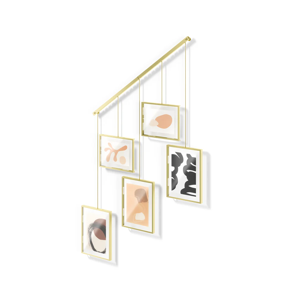 Exhibit Photo Display, Set of 5 - Brass - Image 8