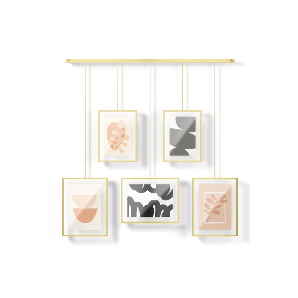 Exhibit Photo Display, Set of 5 - Brass - Image 9
