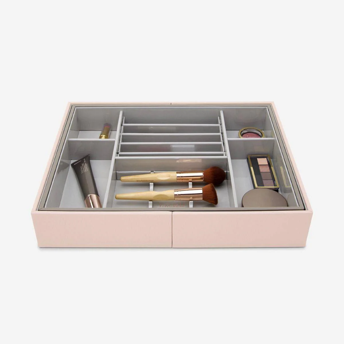 Expandable In-Drawer Makeup Organiser - Blush Pink - Image 2