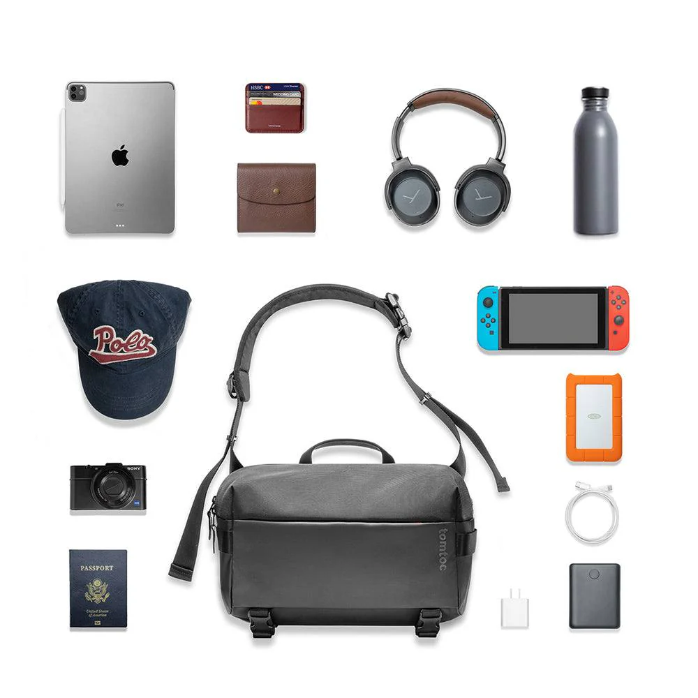 Explorer Sling Bag Large - Black - Image 6