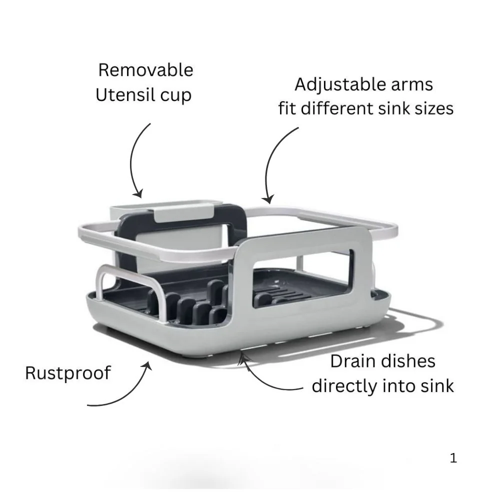 Extendable Over-the Sink Dish Rack - Image 3