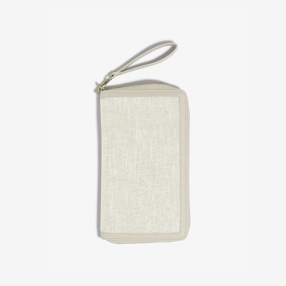 Family Passport Holder - Oatmeal & Linen - Image 2