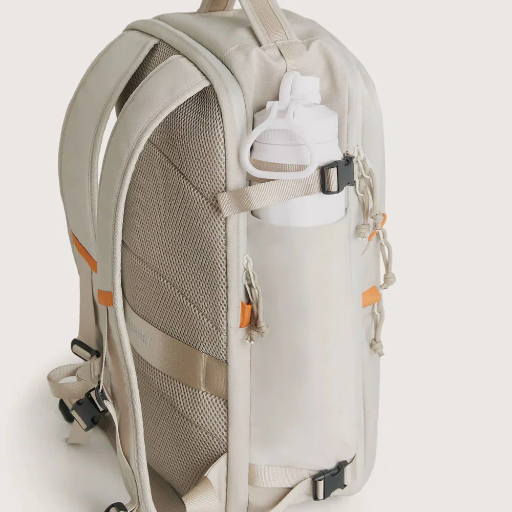 Faro Travel Backpack With Pouch - Off White - Image 17