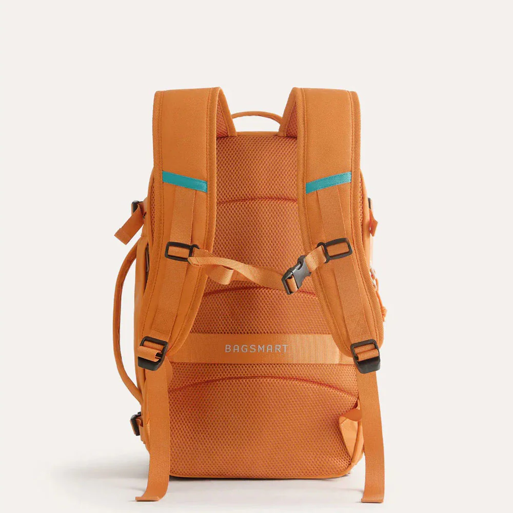 Faro Travel Backpack With Pouch - Rust Orange - Image 10