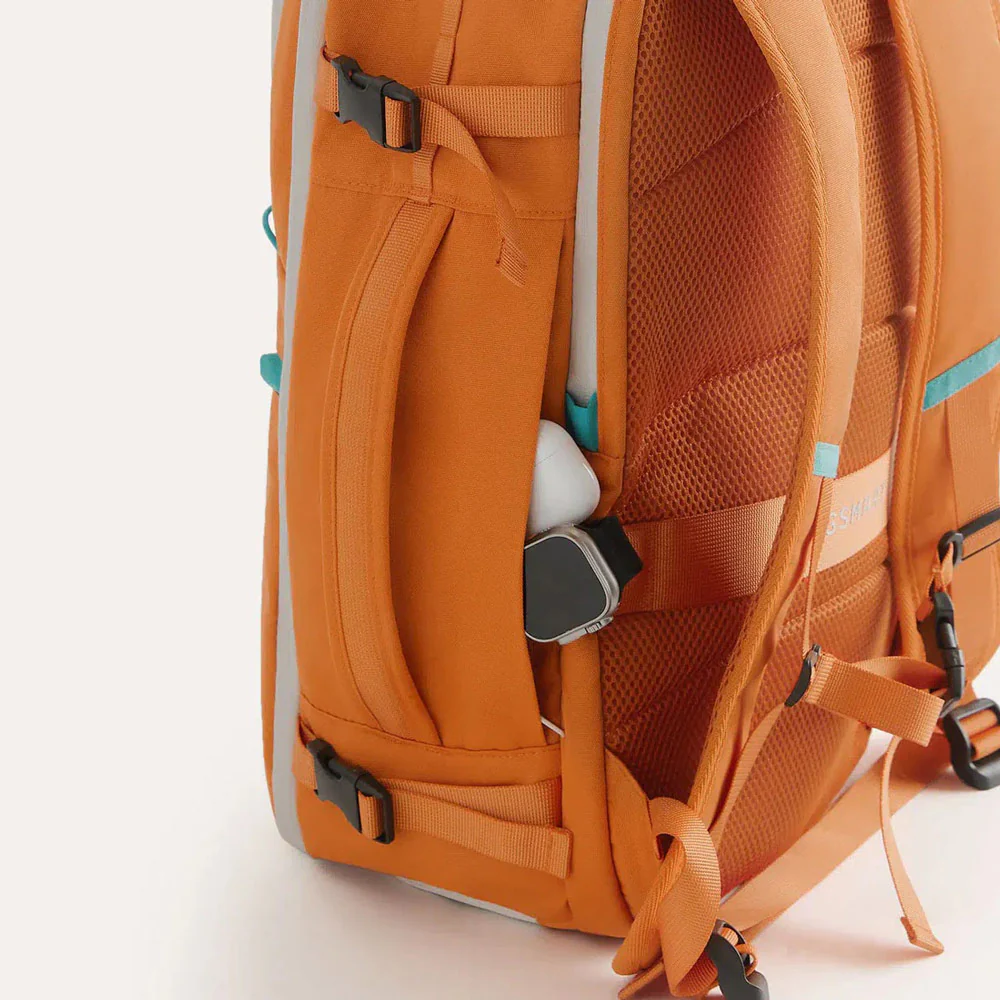 Faro Travel Backpack With Pouch - Rust Orange - Image 17