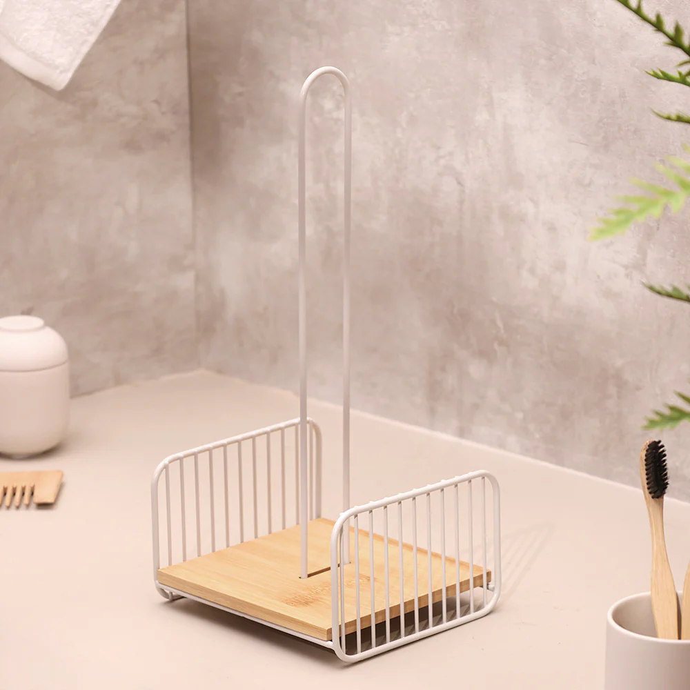 Fence Paper Towel Holder - Taupe Natural - Image 5