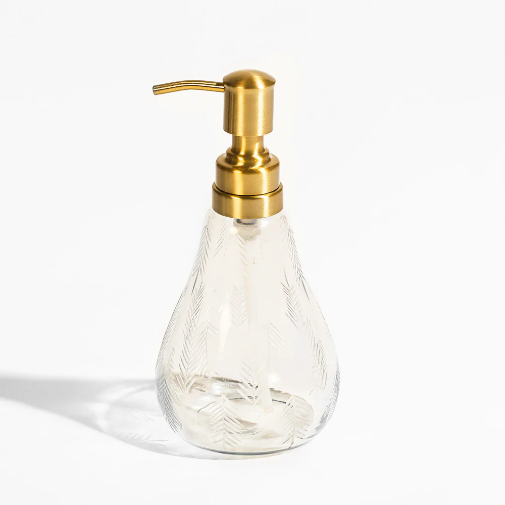 Fern Glass Soap Dispenser - Image 4