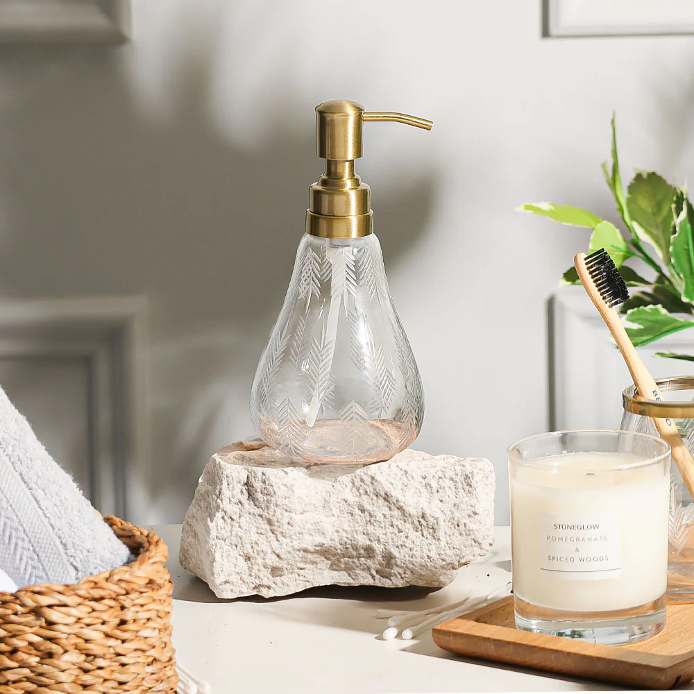 Fern Glass Soap Dispenser - Image 5