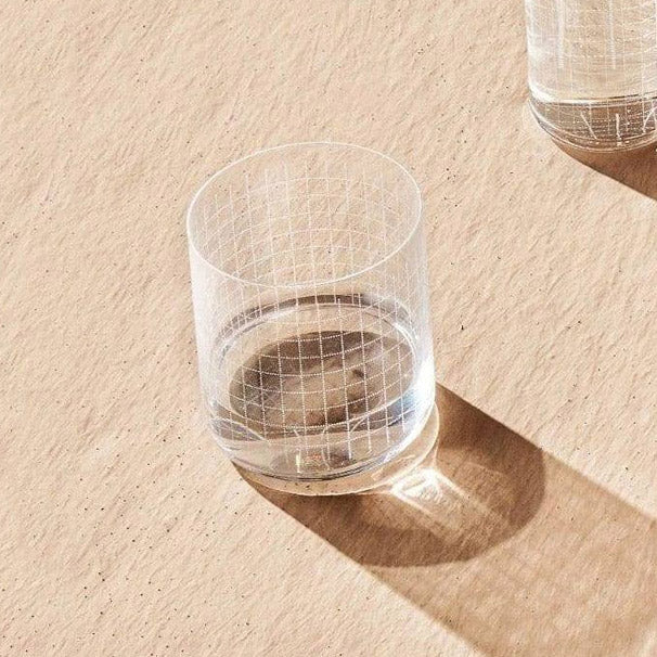 Finesse Grid Whiskey SOF Tumblers 300ml, Set of 4 - Image 6