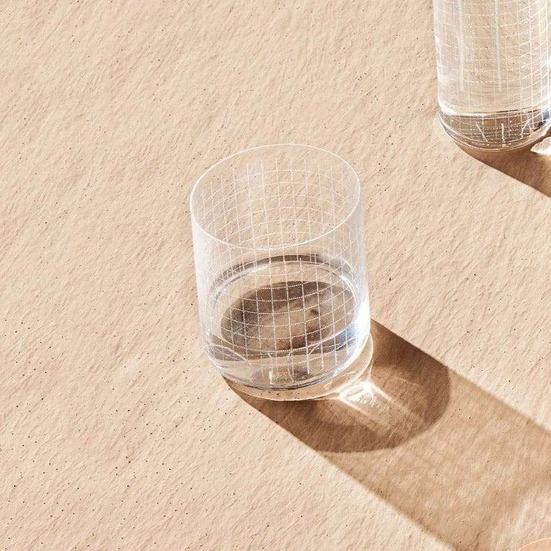 Finesse Grid Whiskey Tumblers 390ml, Set of 4 - Image 5