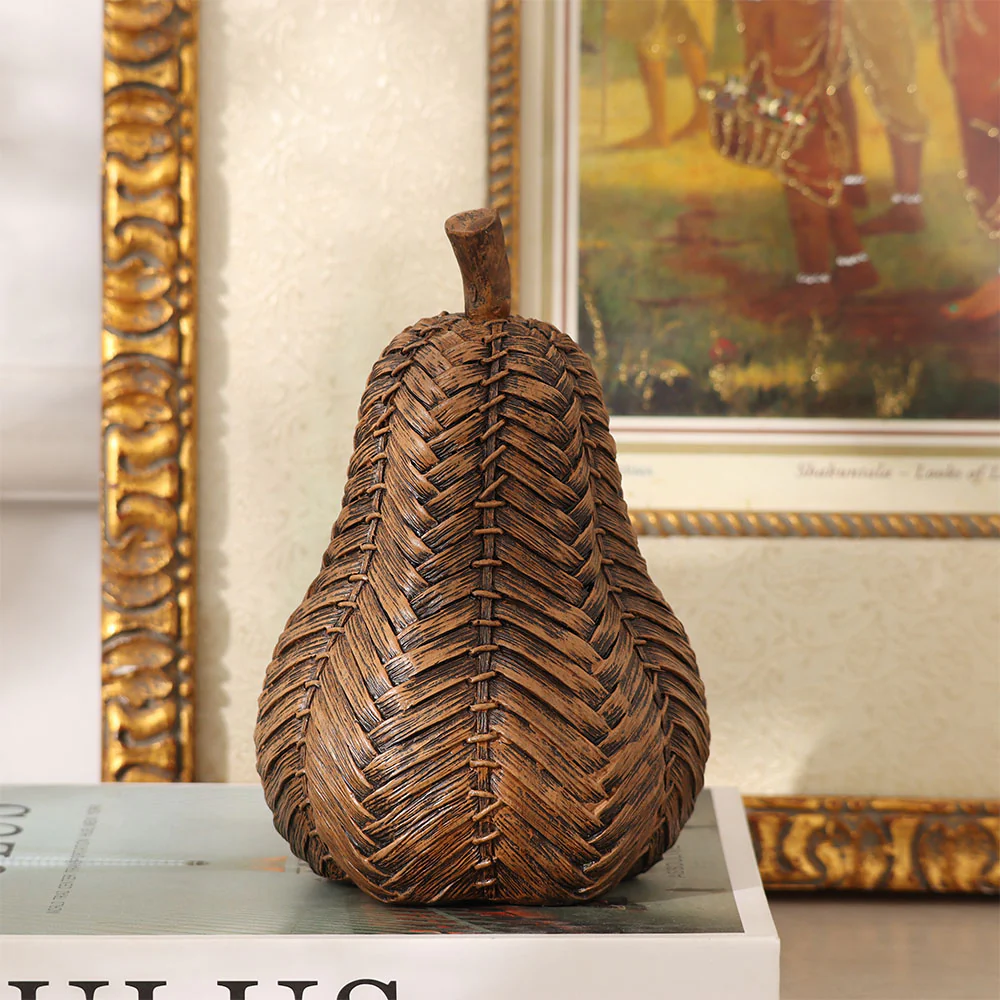 Finley Pear Decorative Accent - Brown - Image 4