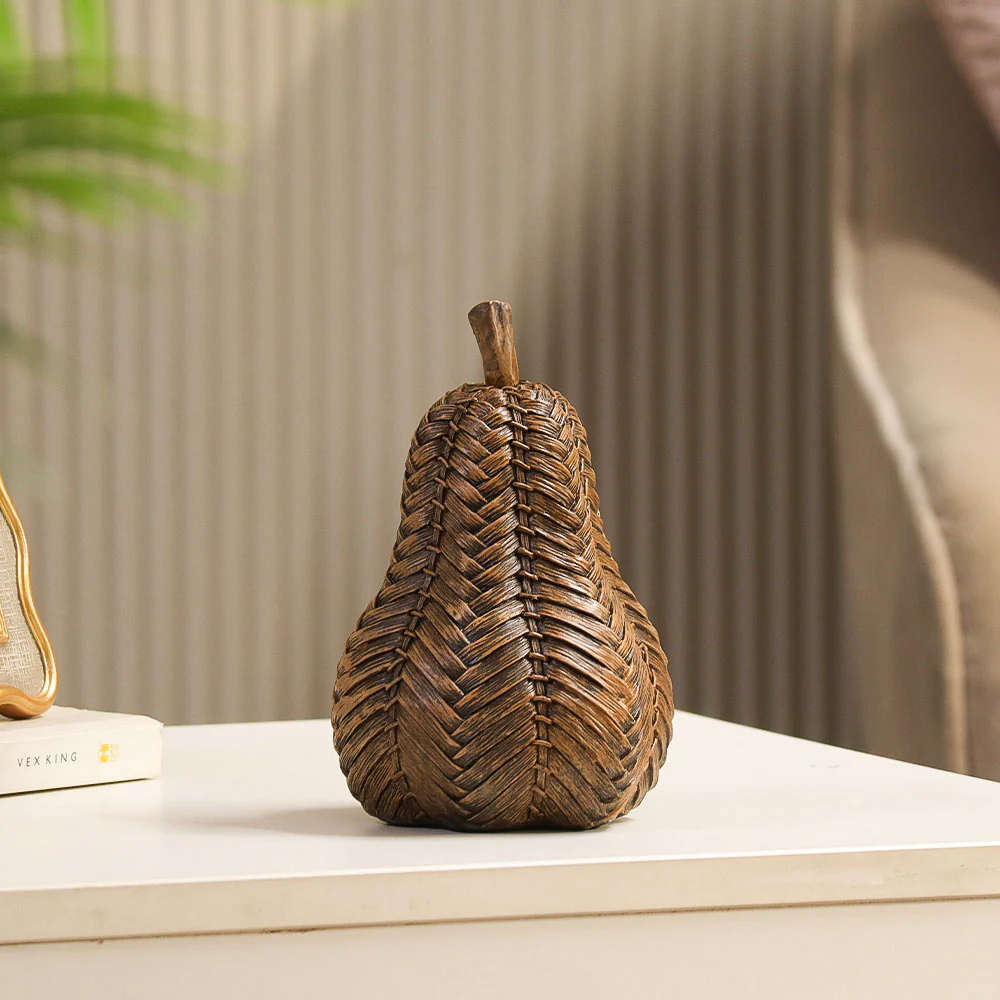 Finley Pear Decorative Accent - Brown - Image 5