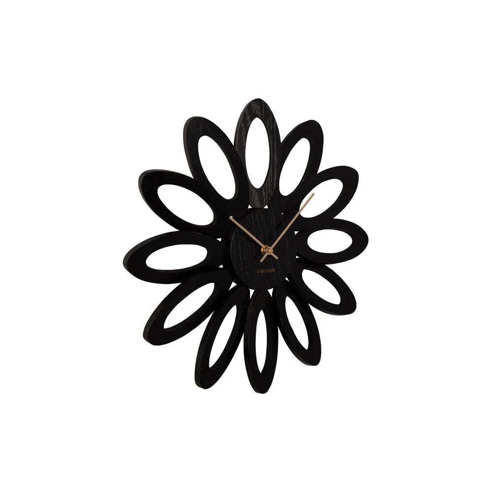 Fiore Wall Clock 40cm - Black - Image 3