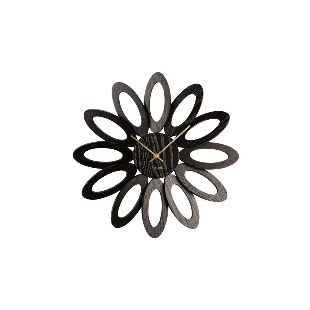 Fiore Wall Clock 40cm - Black - Image 5