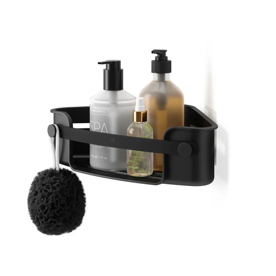 Flex Adhesive Corner Bin - Black - Image 3