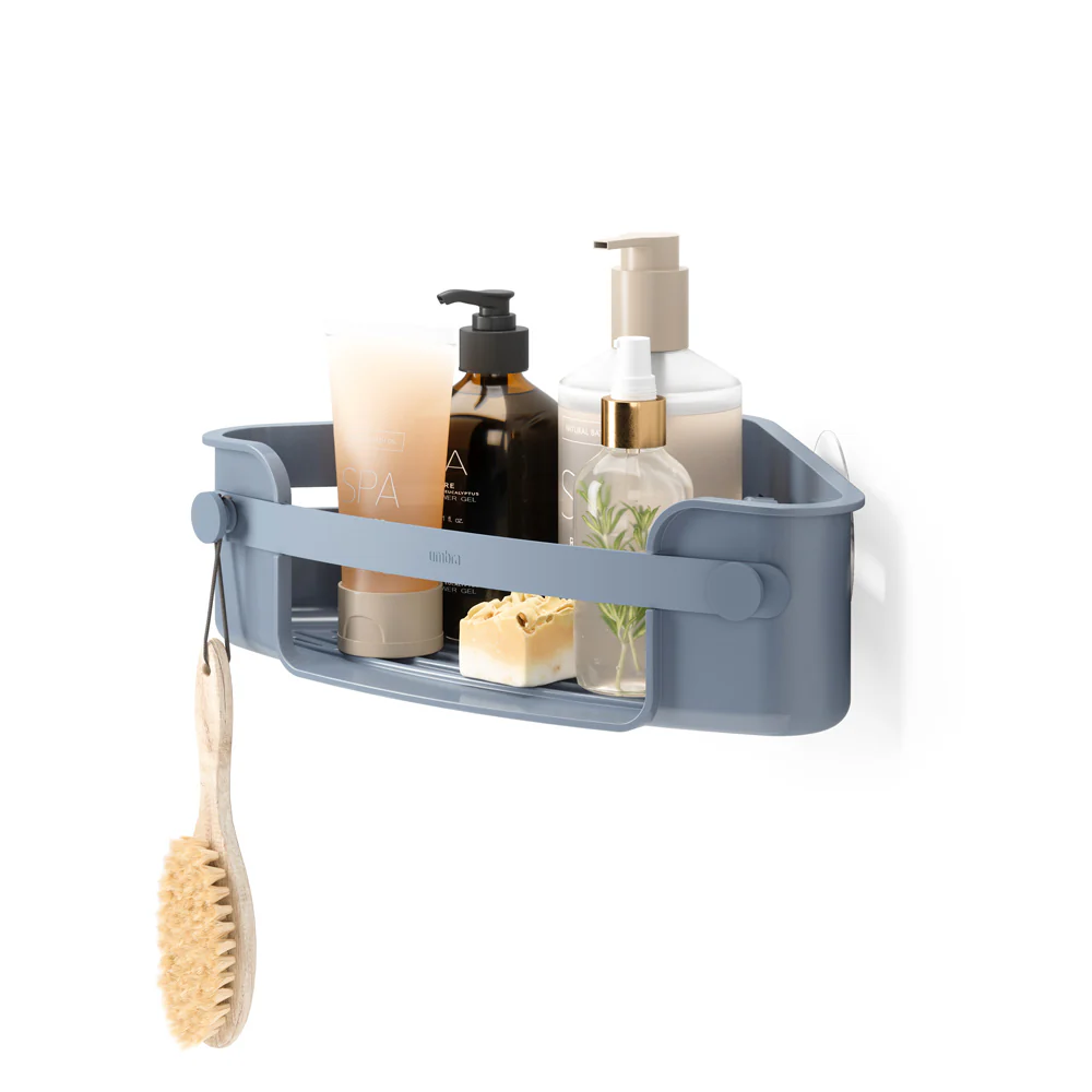 Flex Adhesive Corner Bin - Blue - Image 5
