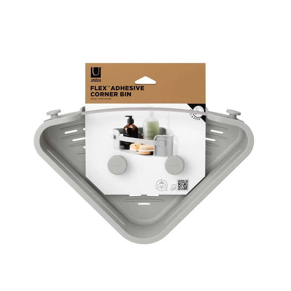Flex Adhesive Corner Bin - Grey - Image 8