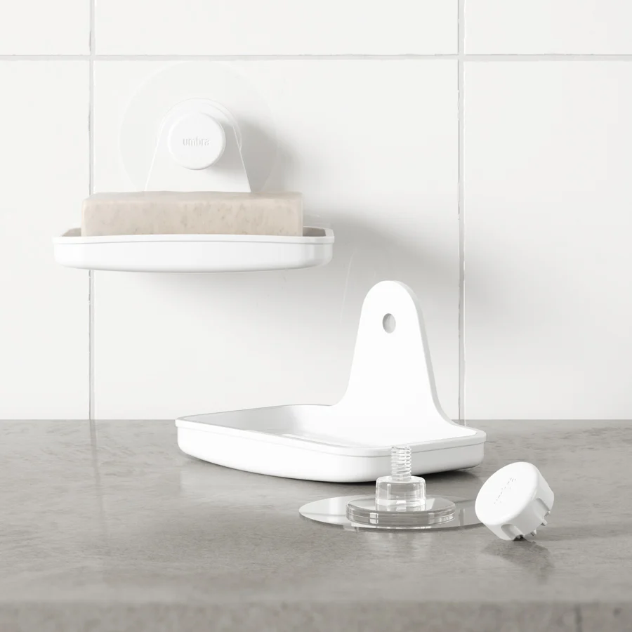 Flex Adhesive Soap Dish - White - Image 8
