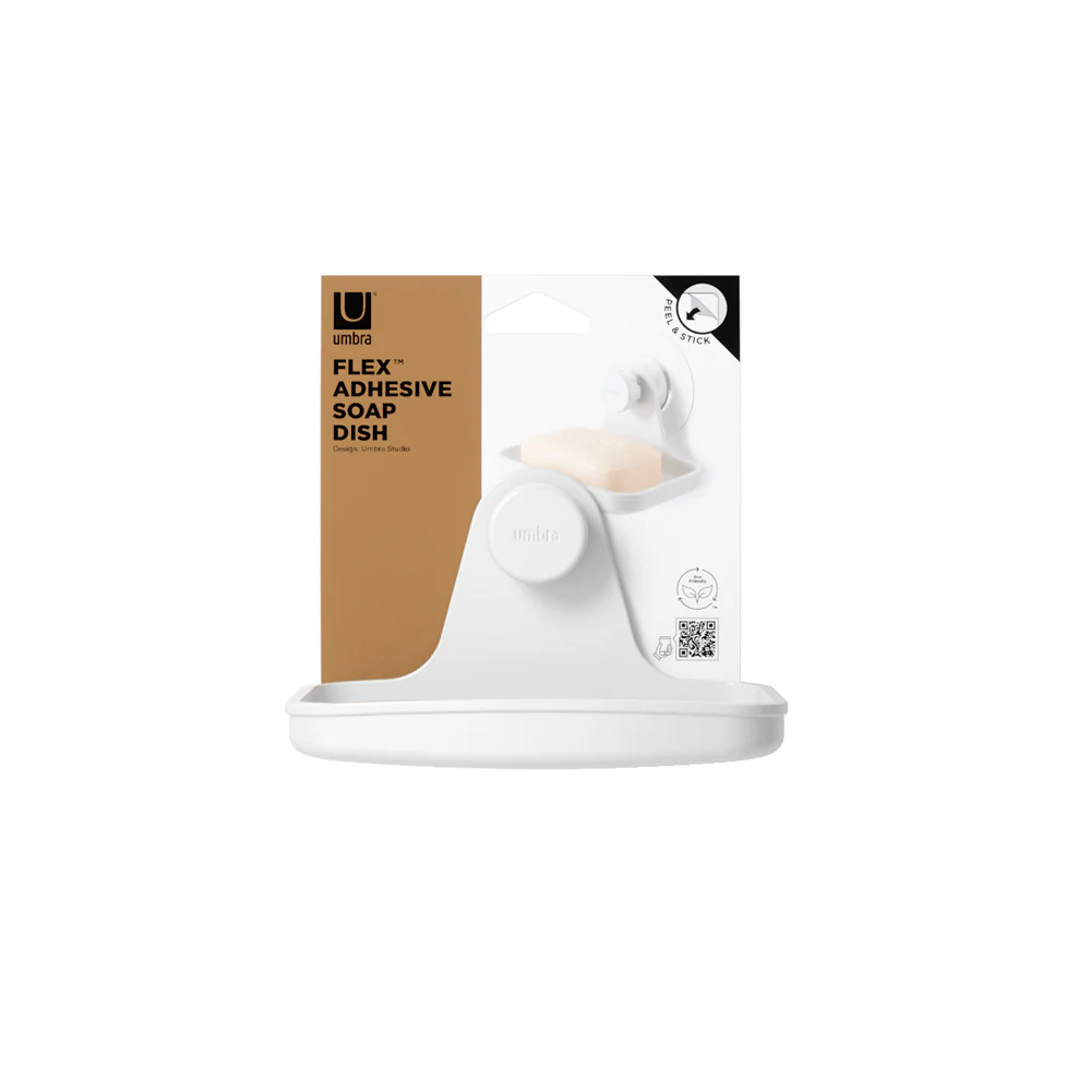 Flex Adhesive Soap Dish - White - Image 9