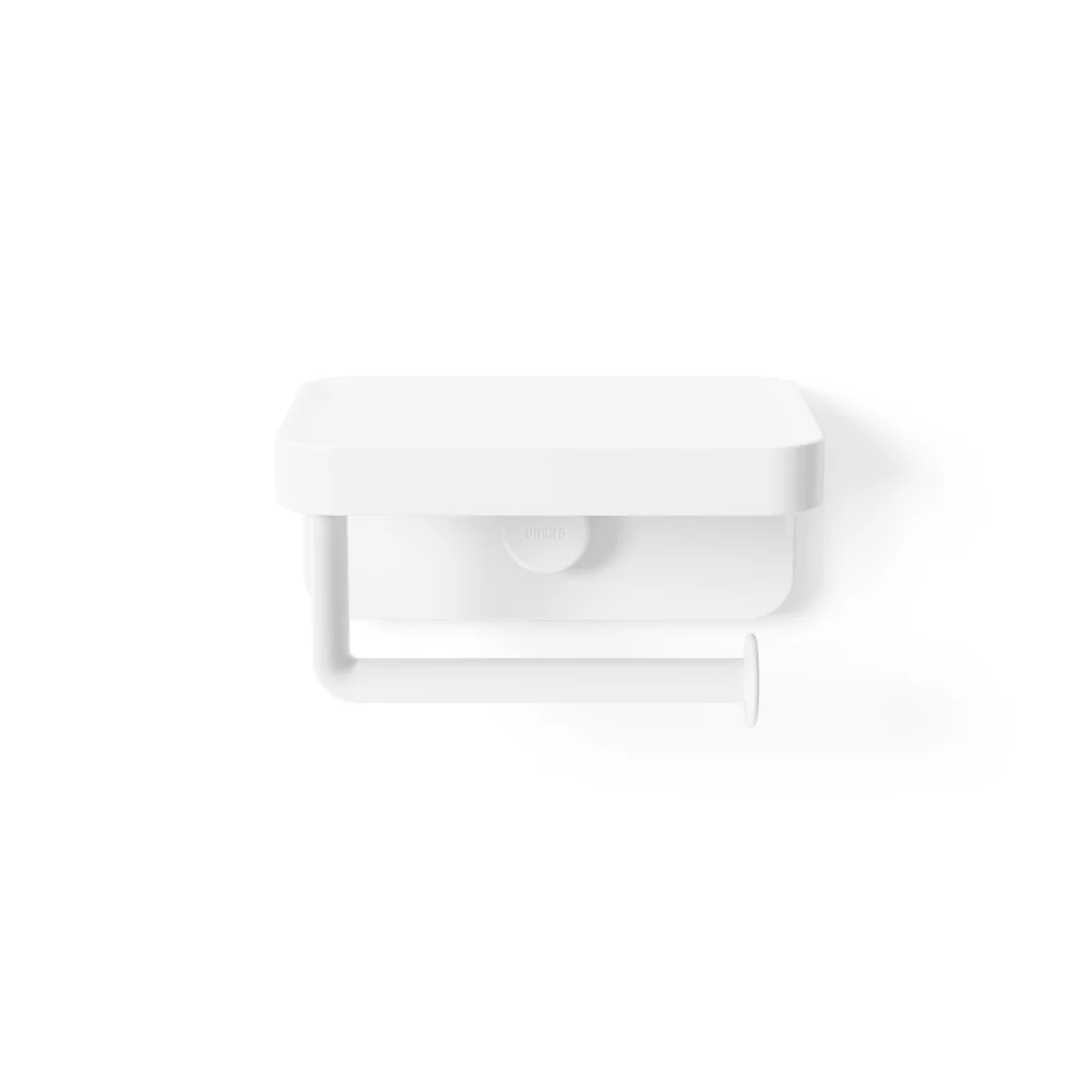 Flex Adhesive Toilet Paper Holder - White - Image 2