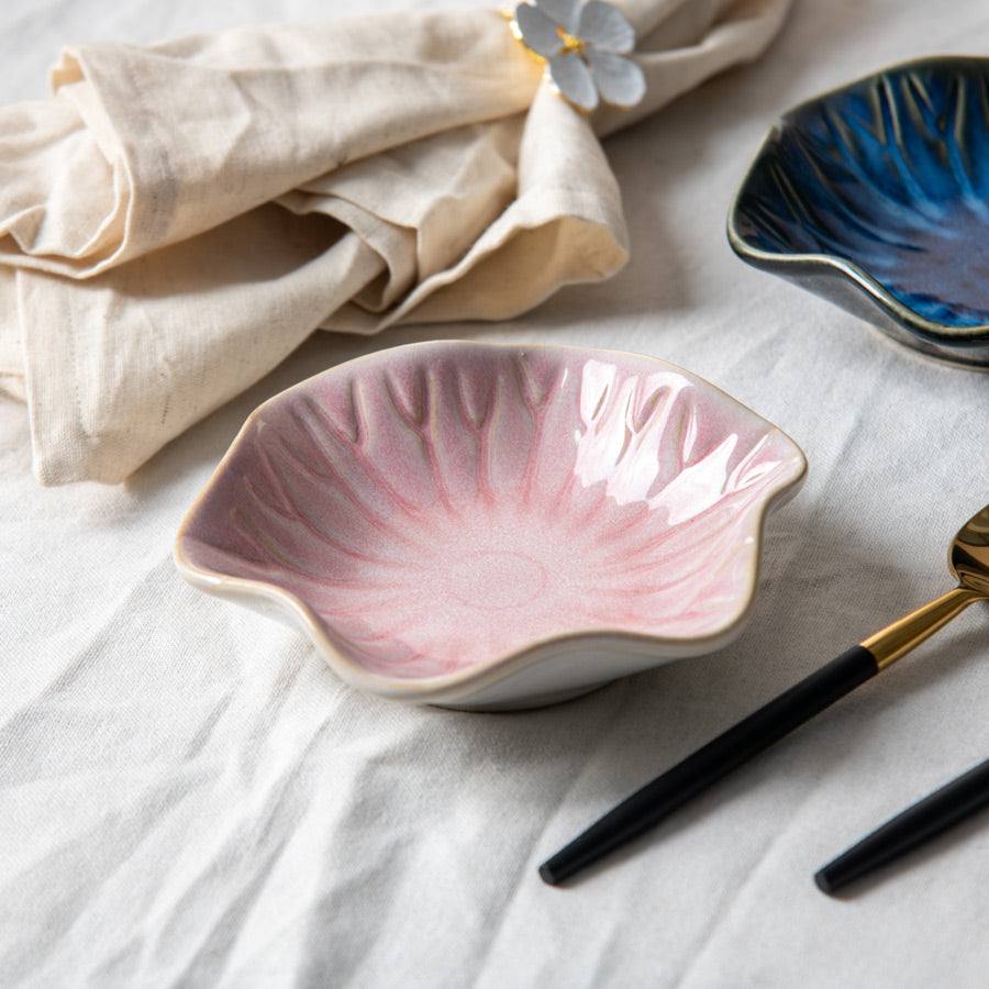 Floret Dessert Plate - Pink, Set of 2 - Image 2