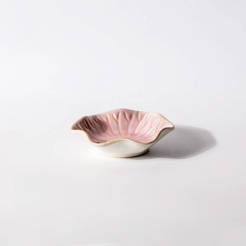 Floret Dessert Plate - Pink, Set of 2 - Image 3