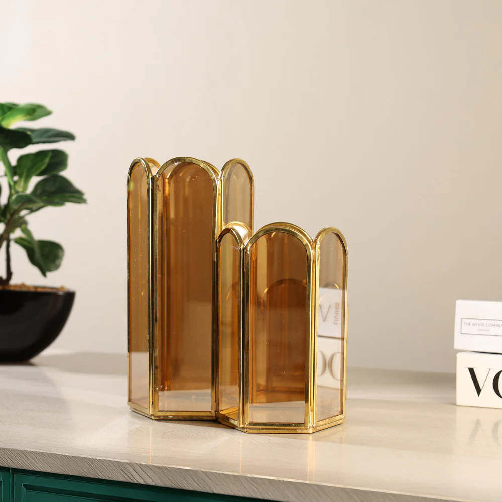 Flors Tiered Organiser - Bronze Gold - Image 5