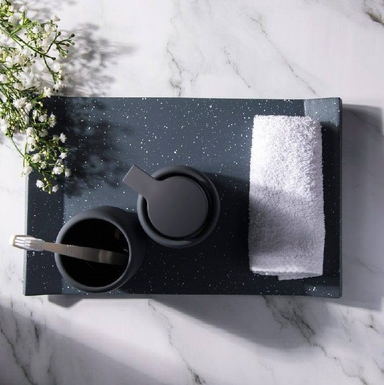 Flow Vanity Tray - Charcoal Grey
