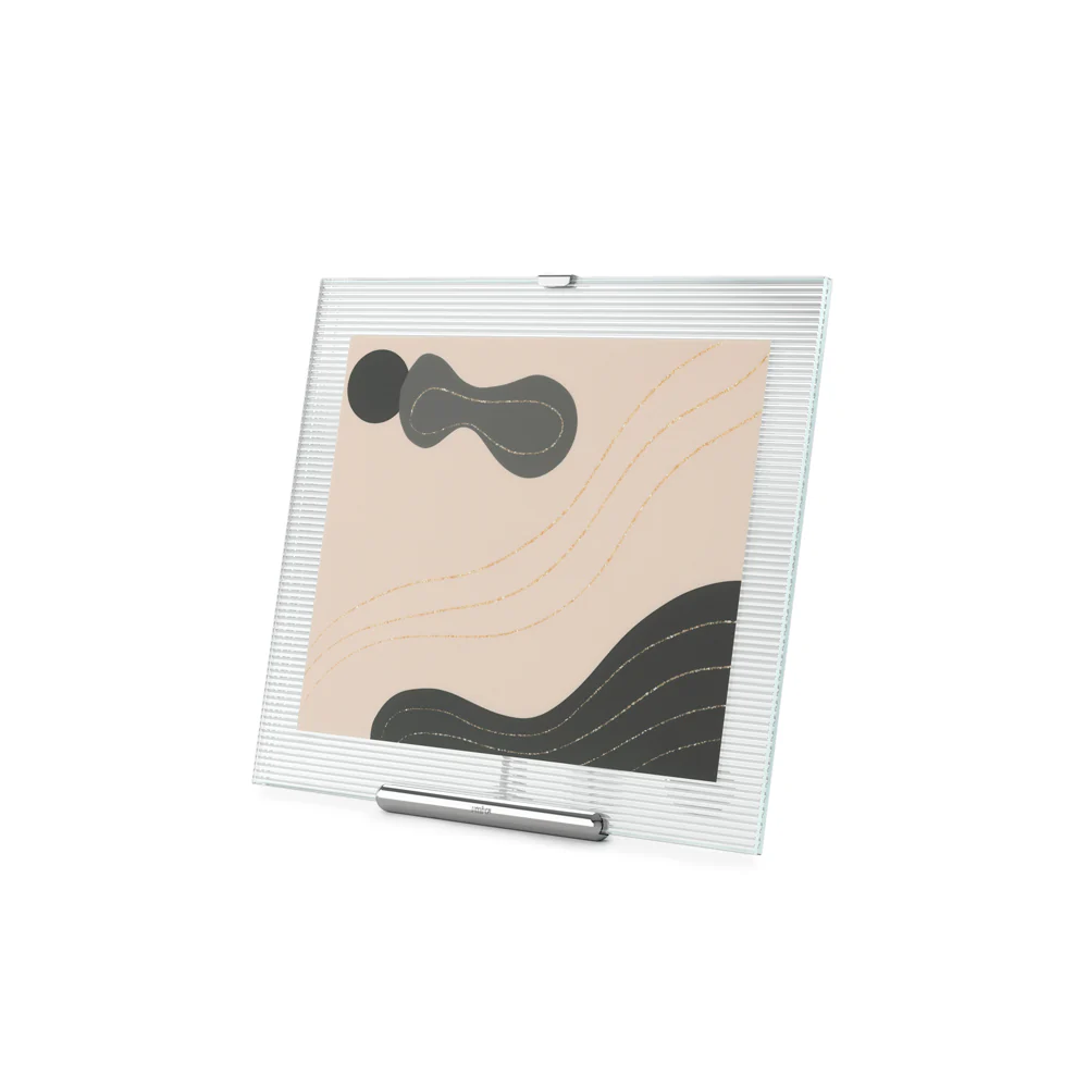Flute Photo Frame Extra Large - Chrome - Image 8