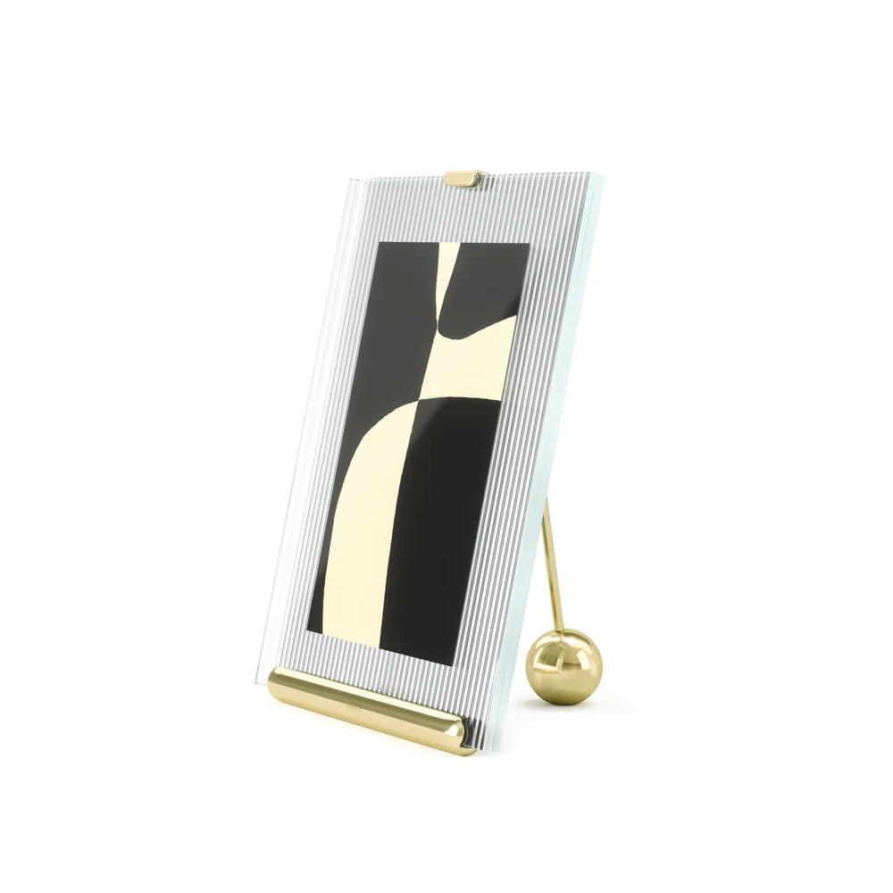 Flute Photo Frame Medium - Brass - Image 2