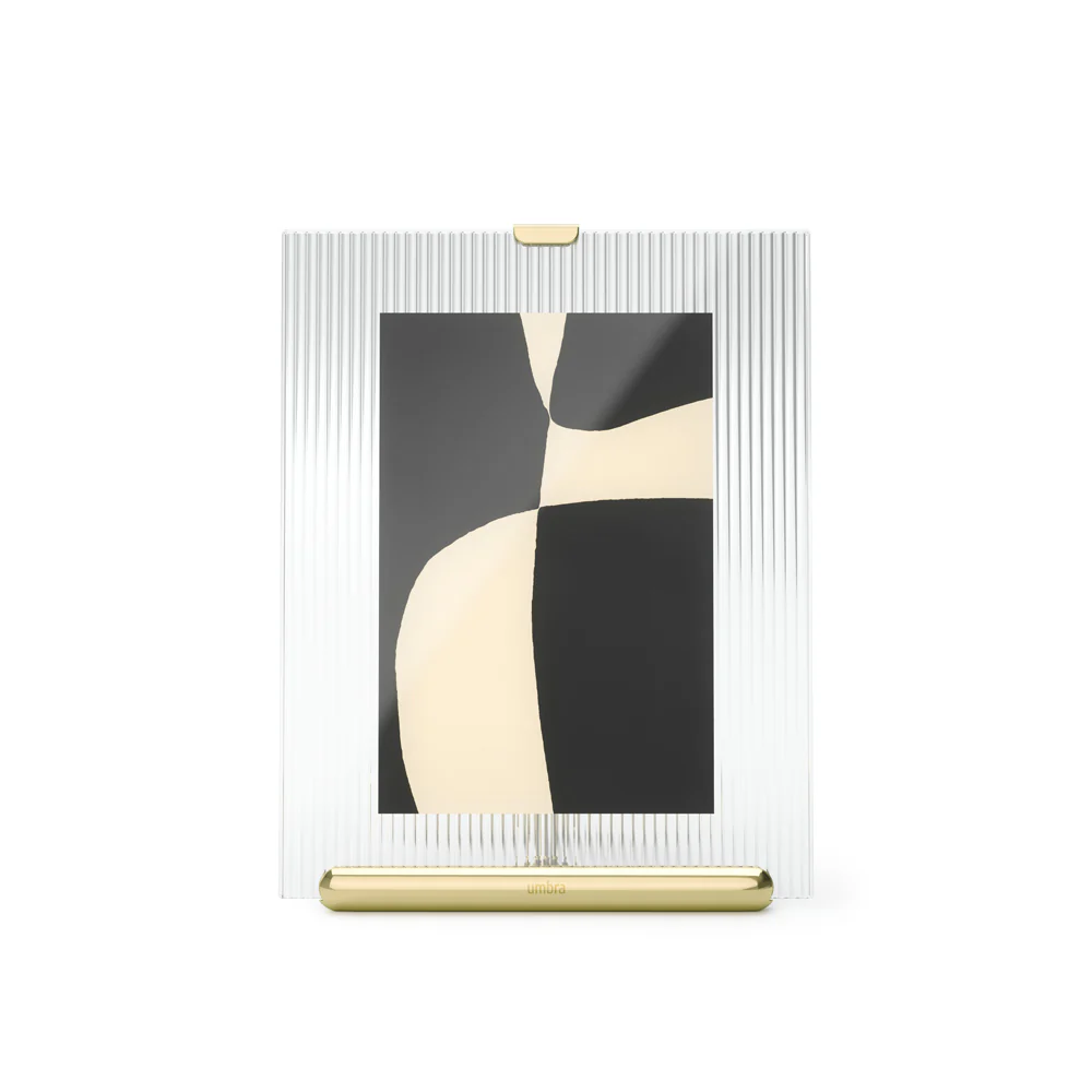 Flute Photo Frame Medium - Brass - Image 7