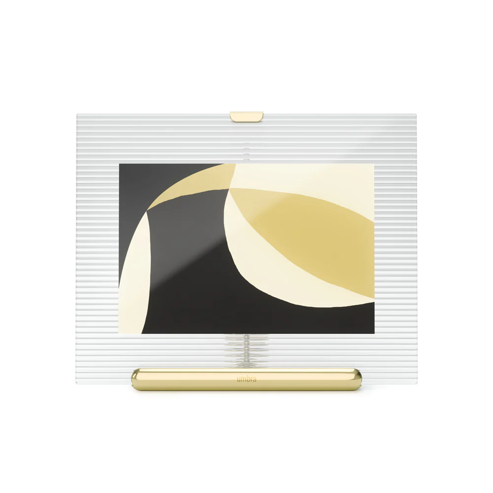 Flute Photo Frame Medium - Brass - Image 8