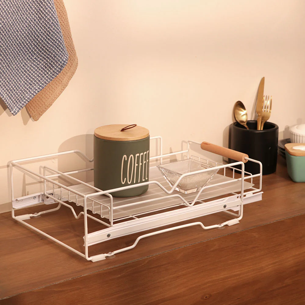 Frame Slide-out Storage Tray - White Natural - Image 5
