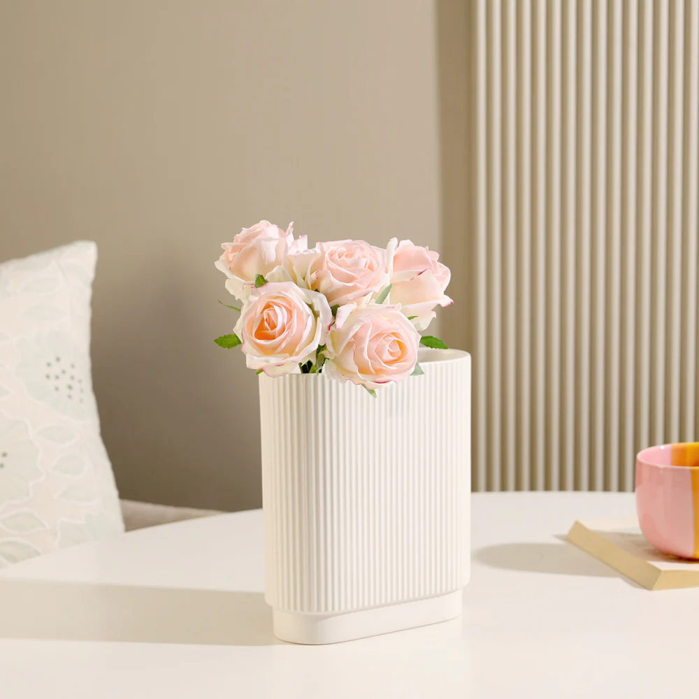 French Roses Faux Bunch Short - Blush Pink - Image 4