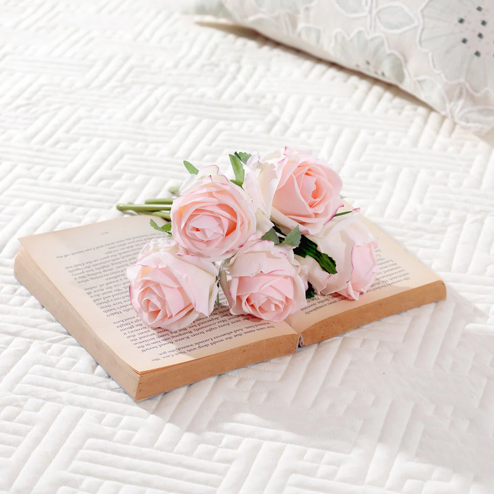 French Roses Faux Bunch Short - Blush Pink - Image 6