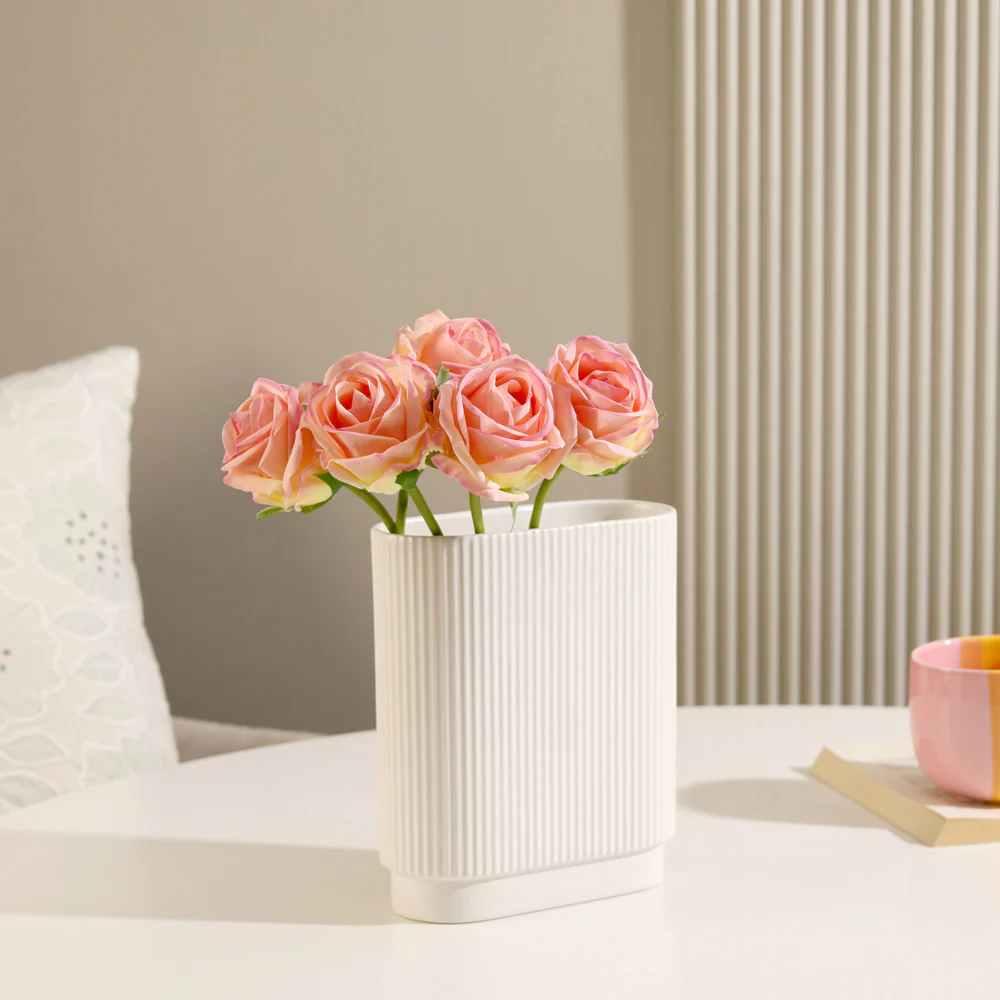 French Roses Faux Bunch Short - Pink Sunrise - Image 3