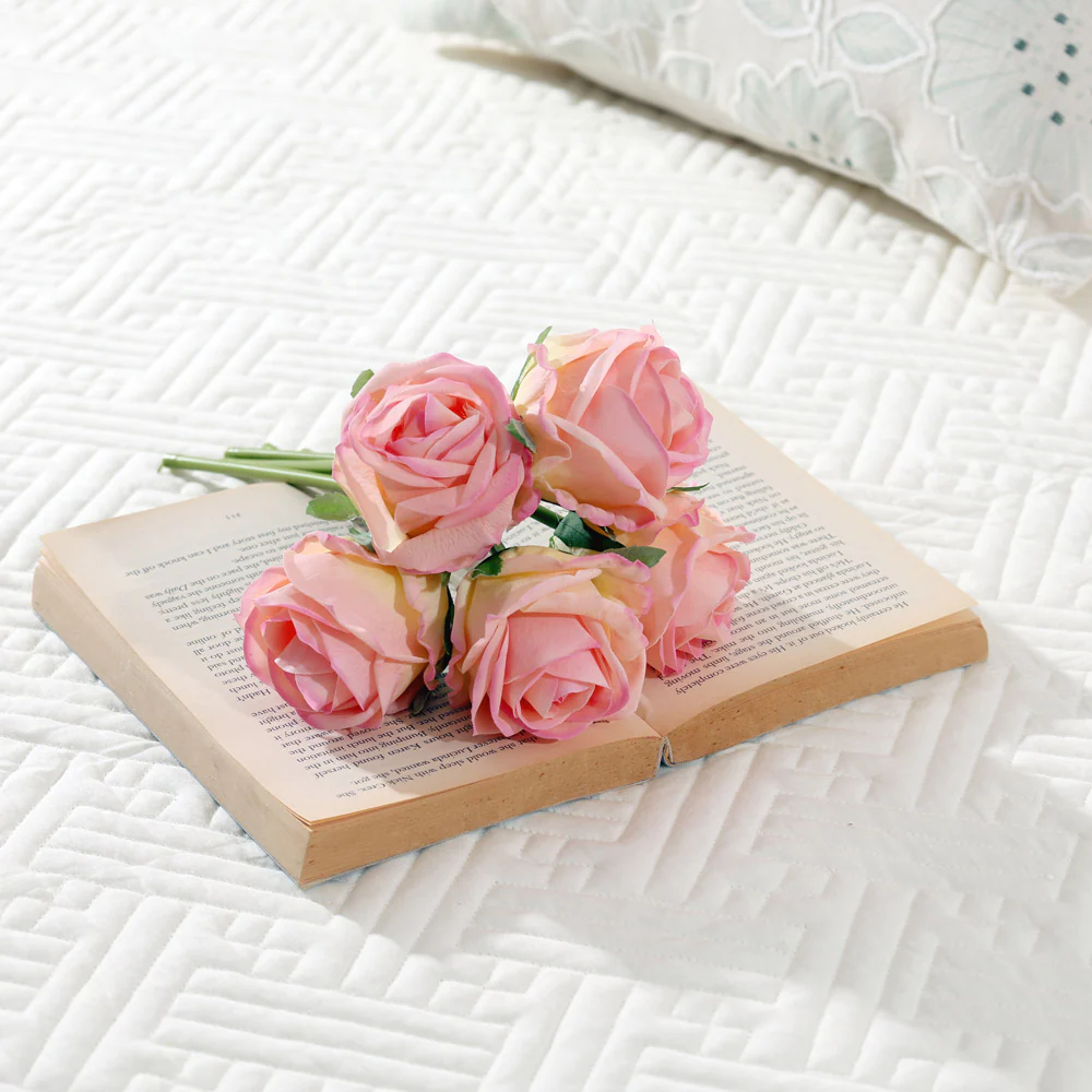 French Roses Faux Bunch Short - Pink Sunrise - Image 5