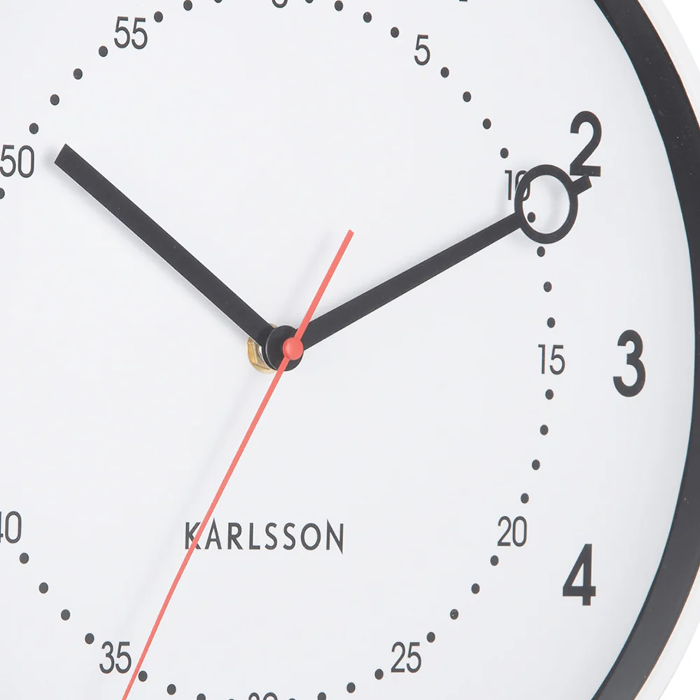 Fresco Wall Clock 31cm - Warm Grey - Image 4