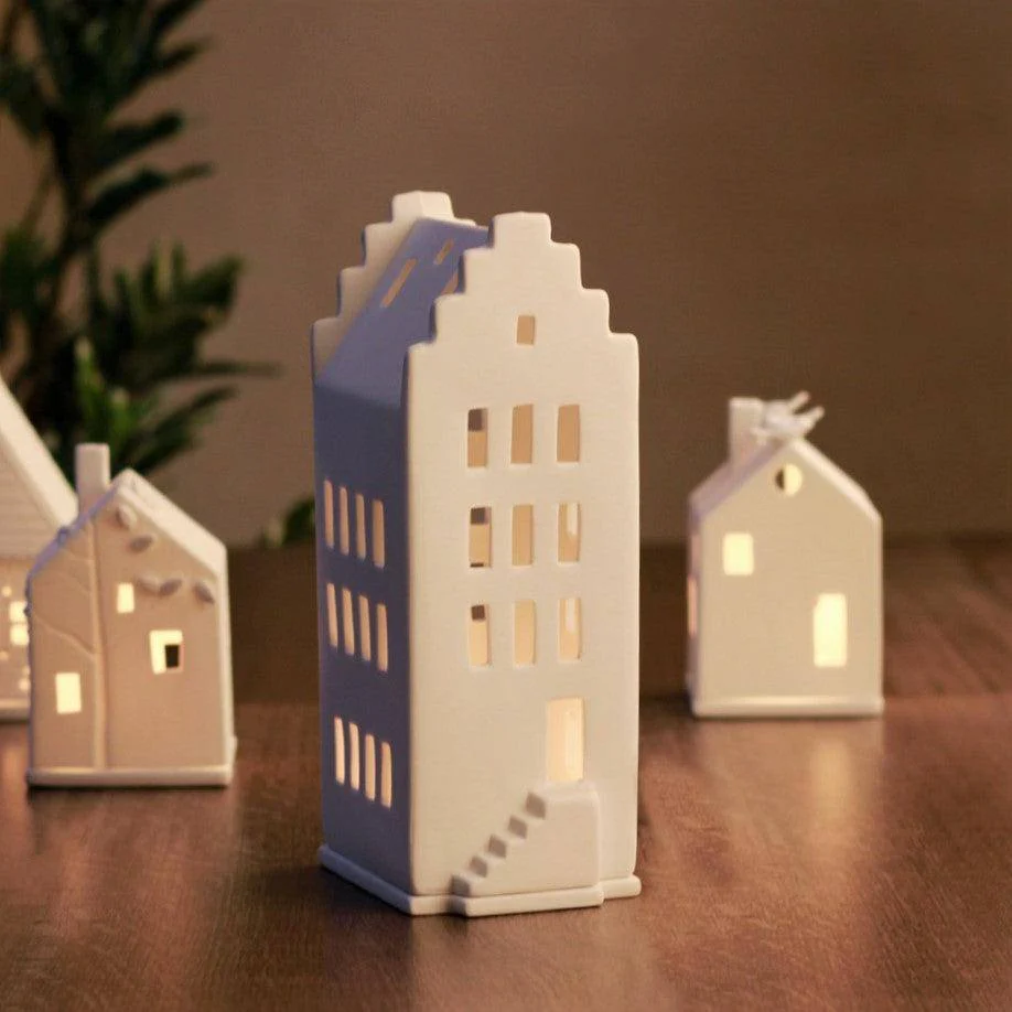 Gable House Tealight Holder & Sculpture Medium