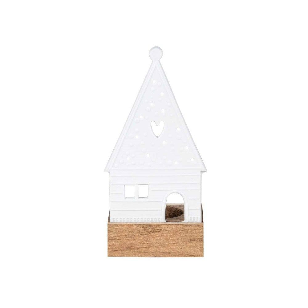 Gingerbread House Decorative Sculpture with Tealight Holder - Image 3