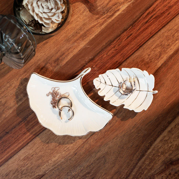 Gingko Trinket Dish - Ivory - Image 10