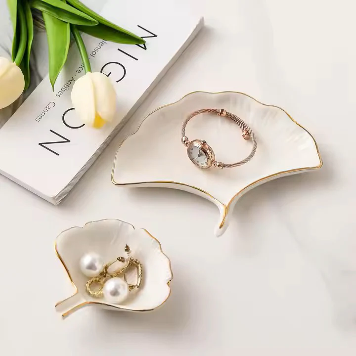 Gingko Trinket Dish - Ivory - Image 8