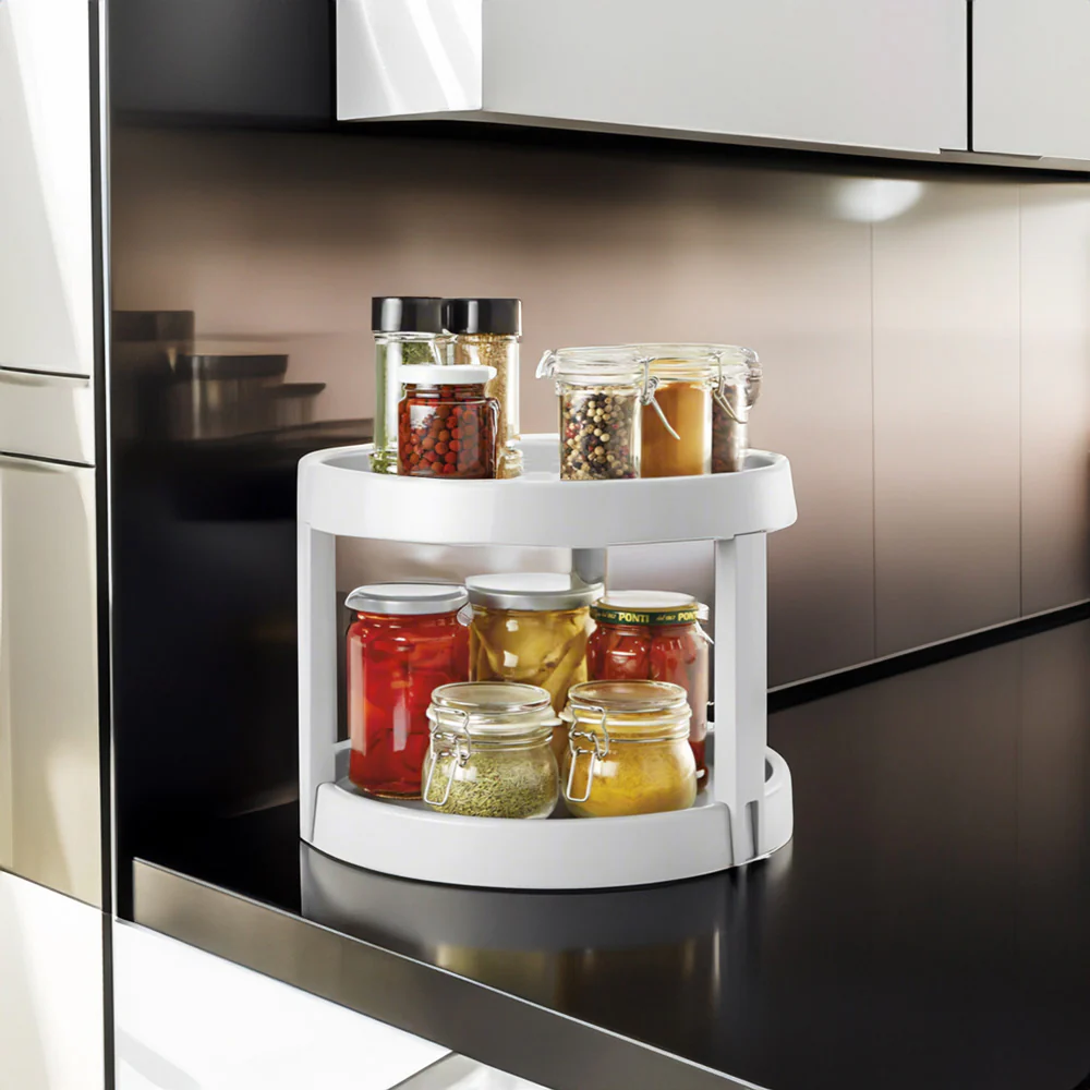 Giro 2-Tier Rotating Spice Tray - Grey - Image 4
