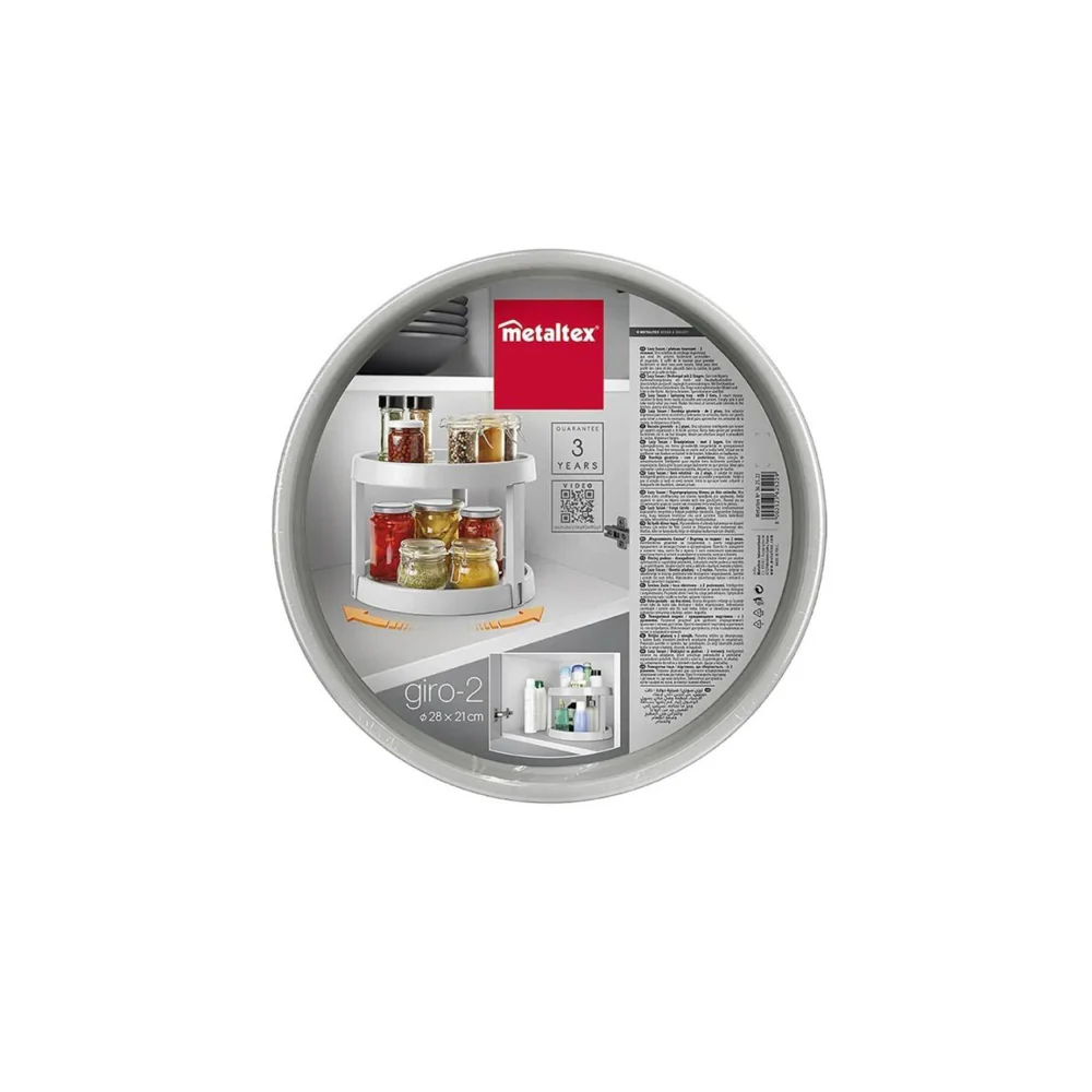 Giro 2-Tier Rotating Spice Tray - Grey - Image 7
